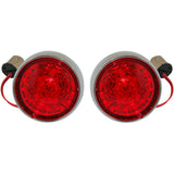 Custom Dynamics Bullet Bezel Turn Signal Assembly - PB-BB-RR-1157CR For Harley Motorcycles 2007-2025