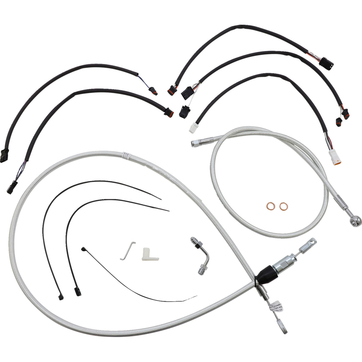 Magnum Shielding Cable Kit - 3871182 For Harley Softail 2018-2024
