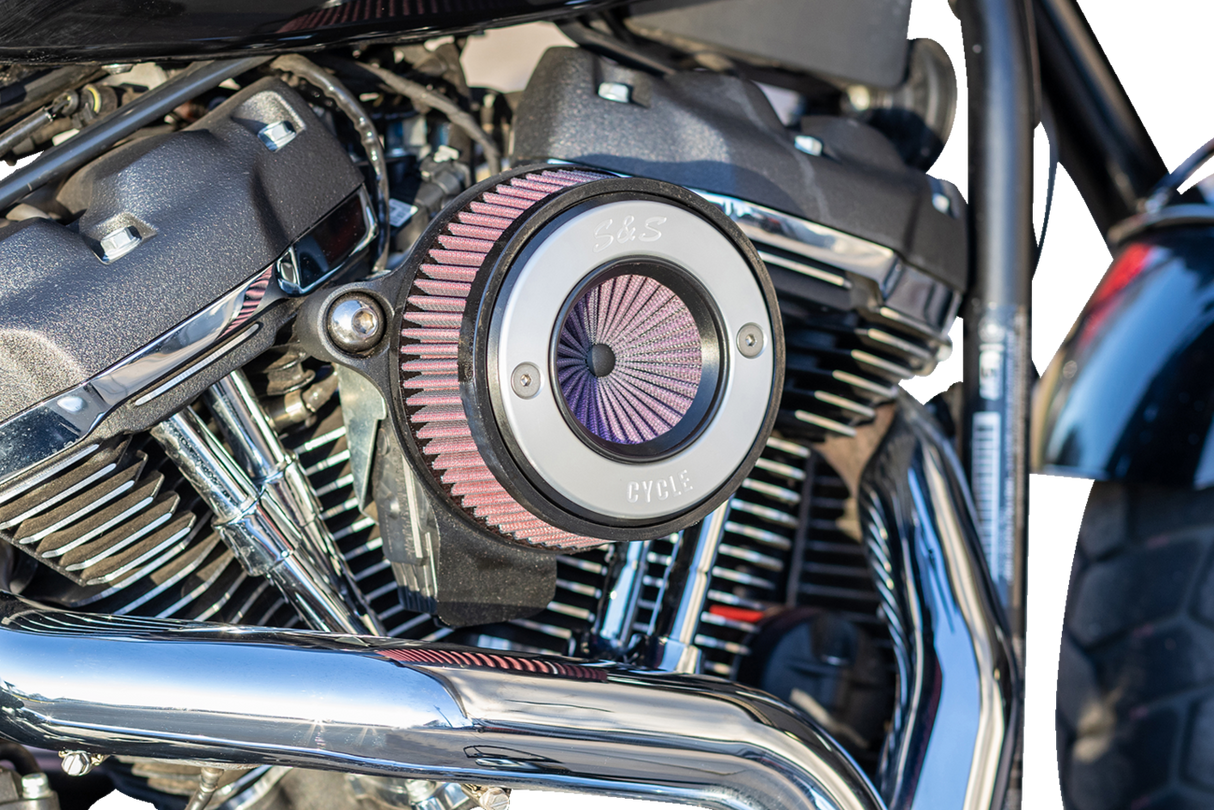 Air Stinger Stealth Air Cleaner Kit - Chrome Ring - 1010-2958