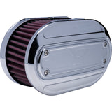 Kodlin USA Oval Air Cleaner Kit Chrome Touring Softail - K29247 For Harley Touring 2023-2026