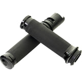 LA Choppers County Line Grips TBW Black - LA-7493-01B For Harley Touring 2023-2026