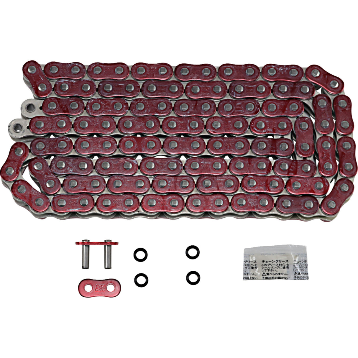 EK 1223-1494 525ZVX3-120AR 525 ZVX3 Extreme Sportbike Series Chain 525 ZVX3 - Sportbike Chain - 120 Links - Red