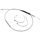 Magnum Shielding High-Efficiency Braided Sterling Chromite II® Clutch Cable /16" - 32234HE For Harley Touring 2008-2013