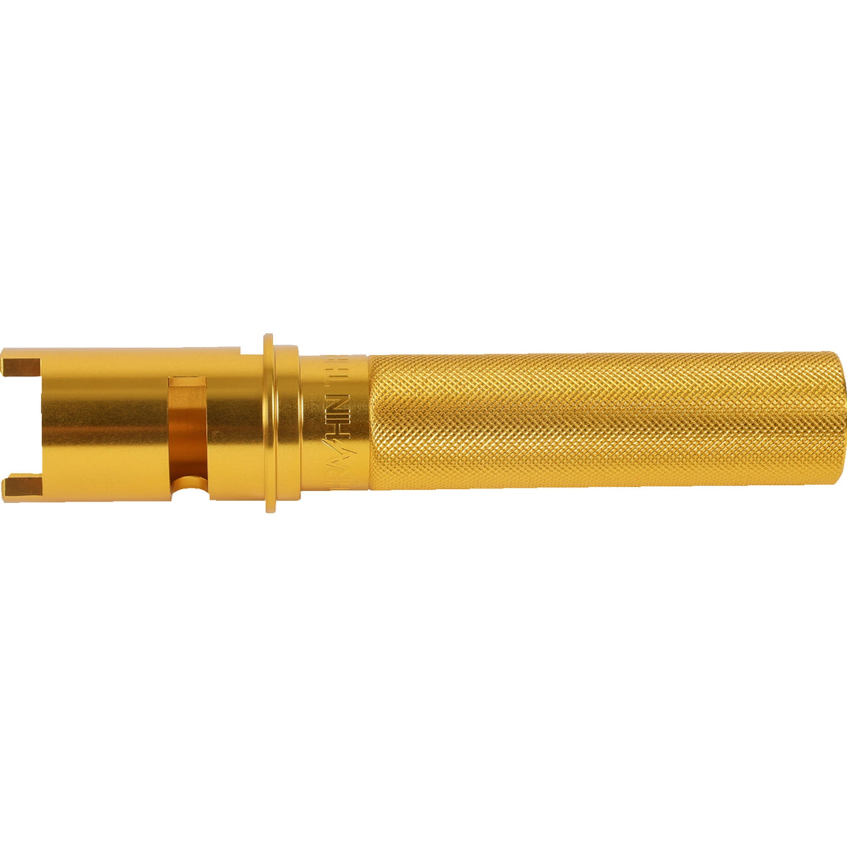 THRASHIN SUPPLY CO. 0632-1009 TSC-2806-5 Throttle Tube - Knurled - 1" - Gen 2 TBW - Gold