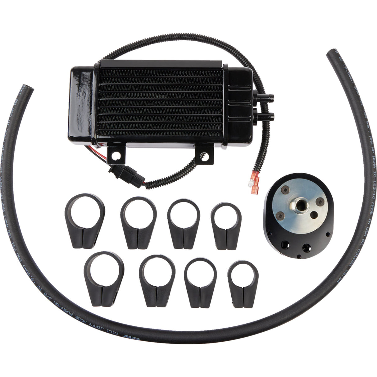 JAGG OIL COOLERS 0713-0282 751-FP2600-0323 Vertical Frame-Mount Fan Assisted Oil Cooler Kit Fan-Assisted Oil Cooler Kit - Vertical