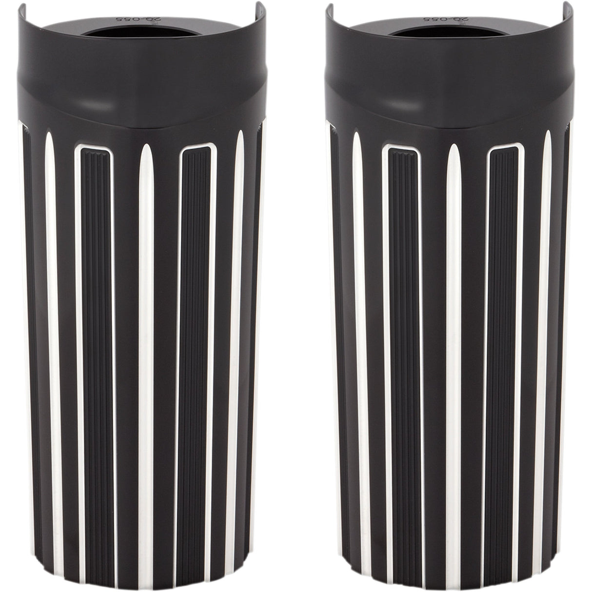 Arlen Ness Aluminum Fork Boot Covers — 10 Gauge +2" Black Anodized 10-Gauge - 20-057 For Harley Touring 1986-2013