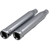 Cobra Neighbor Hater Slip-On Mufflers 3" Chrome Fat Boy - 6041 For Harley Softail 2007-2017