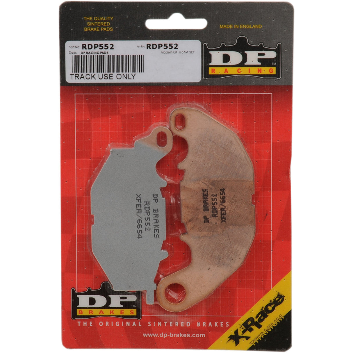 Dp Brakes Brake Pad - RDP552 Yamaha R3 2015-2024