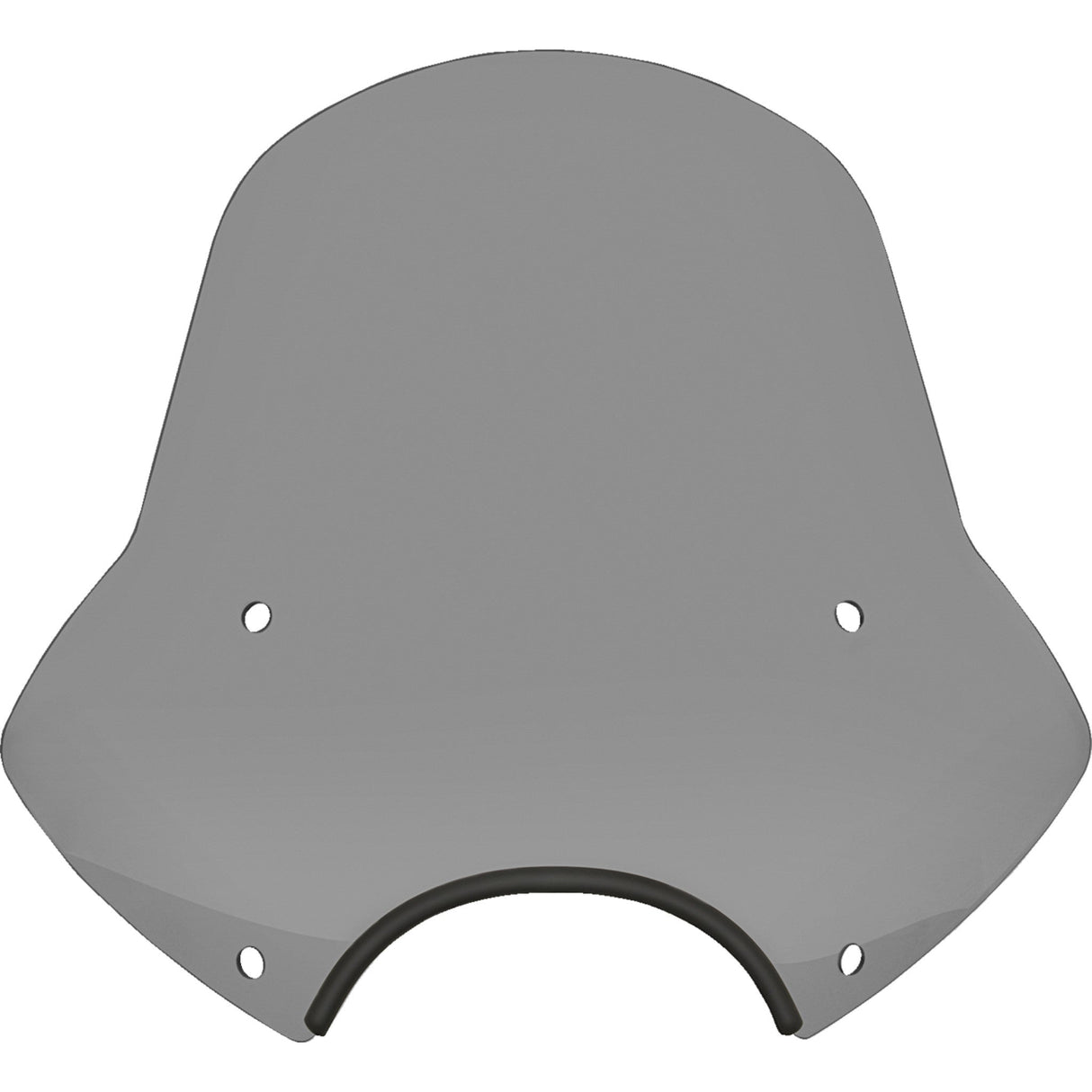 MEMPHIS SHADES 2313-0281 MEP54212 Speed Demon Windshield Speed Demon Sportshields - 17" - 9" Headlight Cutout - Black Smoke
