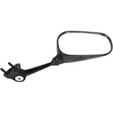 EMGO 0640-0708 20-57901 OEM-Style Replacement Mirror Mirror - Side View - Oval - Black - Right