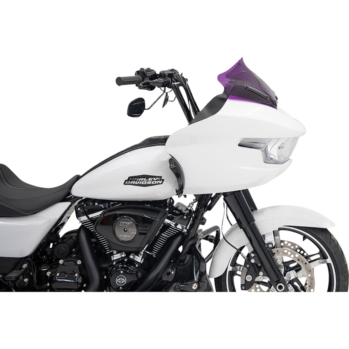 Klock Werks Kolor Flare® Windshield 10" Purple - KWW-01-0720 For Harley Road Glide 2023-2026