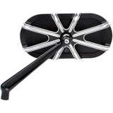 ARLEN NESS 0640-1201 13-160 Caged Series Mirror Mirror - Side View - Caged Series/10 Gauge - Black - Left