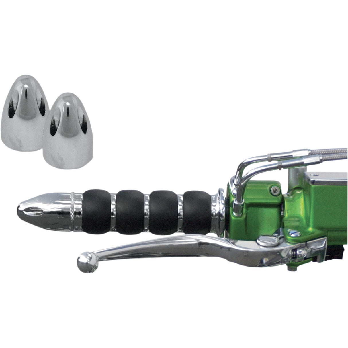 BARON 0634-0191 BA-7401-00 Bullet Handlebar Grip End Handlebar End Caps - Bullet
