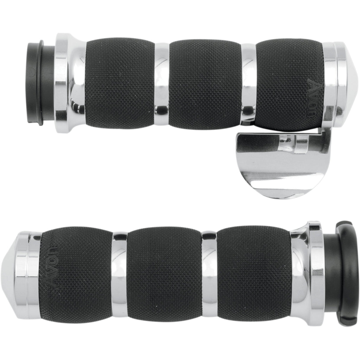 Avon Air Cushion Grips - AIR-90-CH-FLY-B For Harley Motorcycles 2008-2024