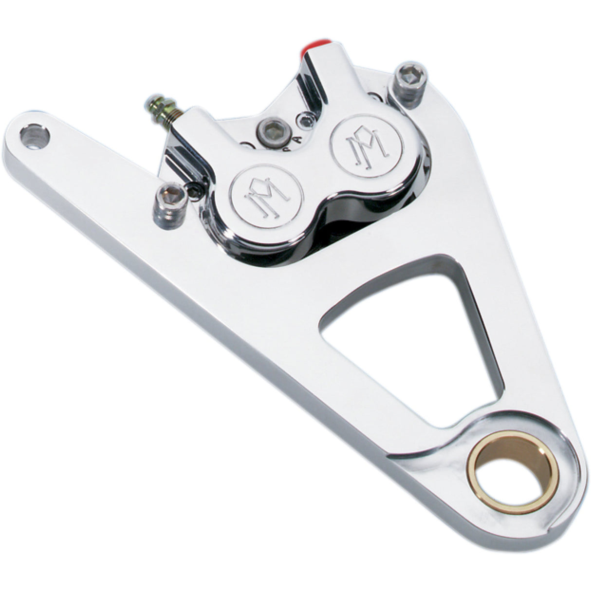 PERFORMANCE MACHINE (PM) 1701-0041 1230-0017-CH Caliper Kit - Single Disc Caliper - Front - Chrome - Springer 00-07