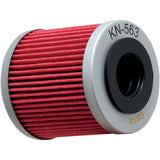 K & N 0712-0353 KN-563 Performance Oil Filter — Cartridge Performance Oil Filter - Aprilia/Husqvarna