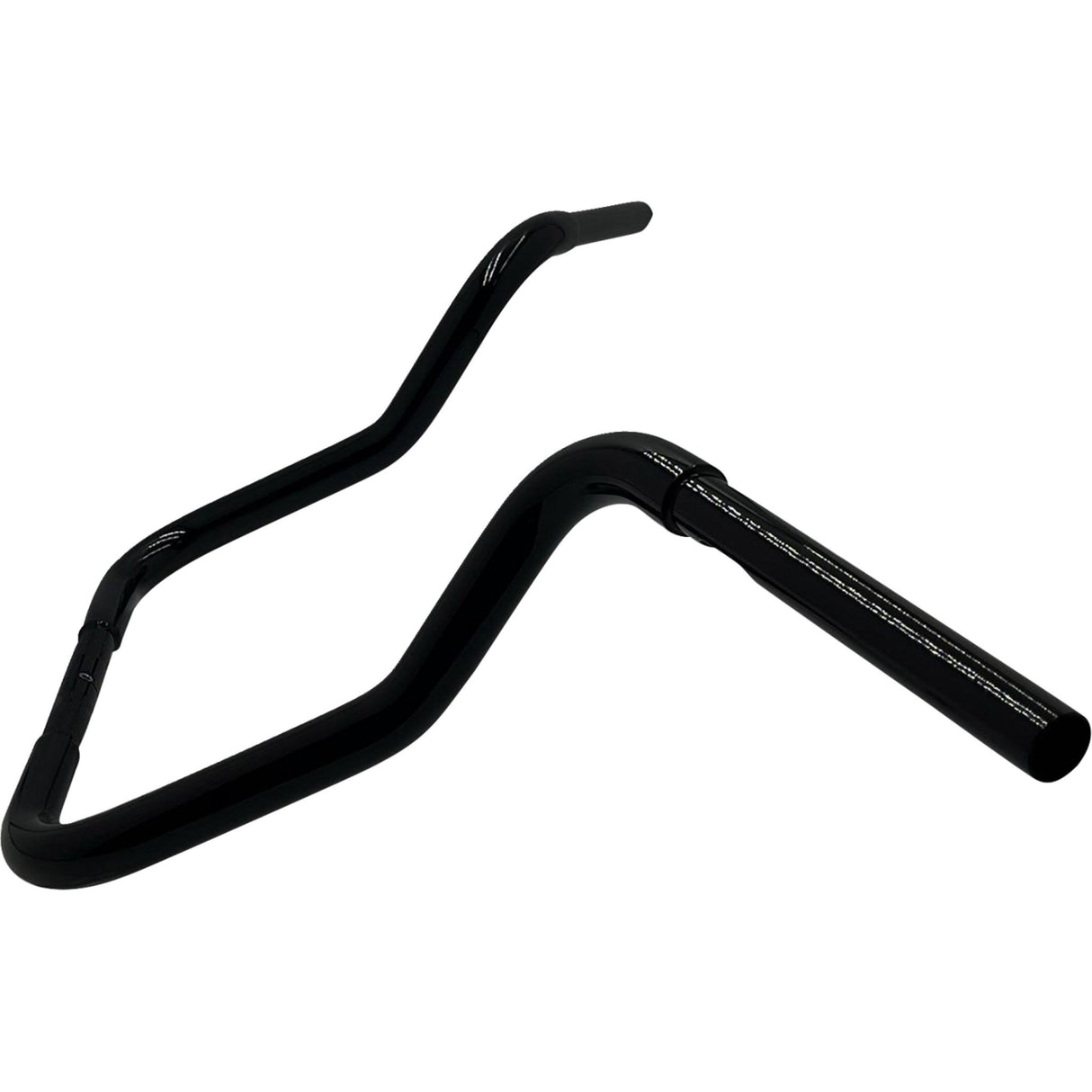 FAT BAGGERS INC. 0601-6930 903013-B 1-1/4" EZ Install Round Top Handlebar reduced reach - 13" - black