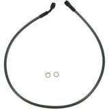 MAGNUM SHIELDING 1741-1679 47129 Alternate Length Designer Series Braided Non-ABS Front Upper Brake Line Kit - 10 mm-35° - 29" - Black Pearl