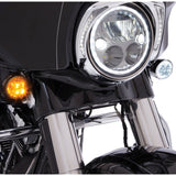 CIRO 2040-2017 45400 Fang® Signal Light Inserts — Front - Chrome - Amber Lens
