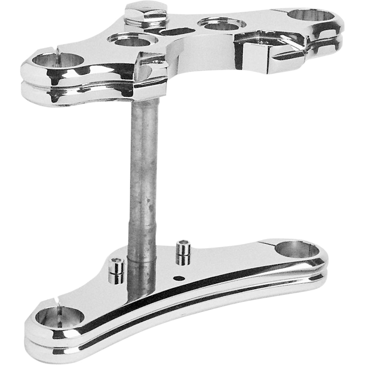 ACCUTRONIX 2406-3906 TWD39-EHLCK2 39 mm Wide Glide Triple Tree Conversion Kit Triple Tree Conversion Kit - 39 mm - Chrome - Raked - FXD - '00-'03