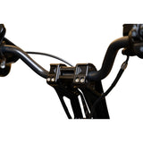 KODLIN USA 0602-1458 K55127 Fastback Risers - Includes Clamp - 10" - Black
