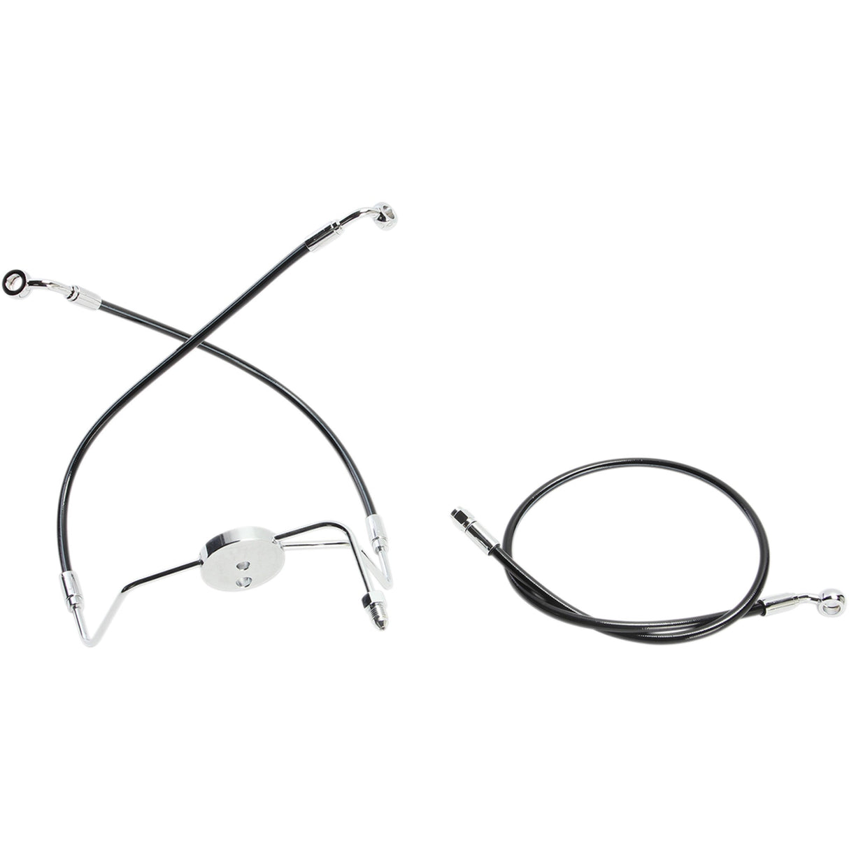 Magnum Shielding XR Stainless Extreme Response Front Brakeline Kit Brake Line Black For Harley Touring 1995-2007