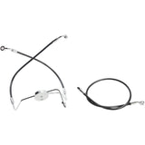 Magnum Shielding XR Stainless Extreme Response Front Brakeline Kit Brake Line Black For Harley Touring 1995-2007