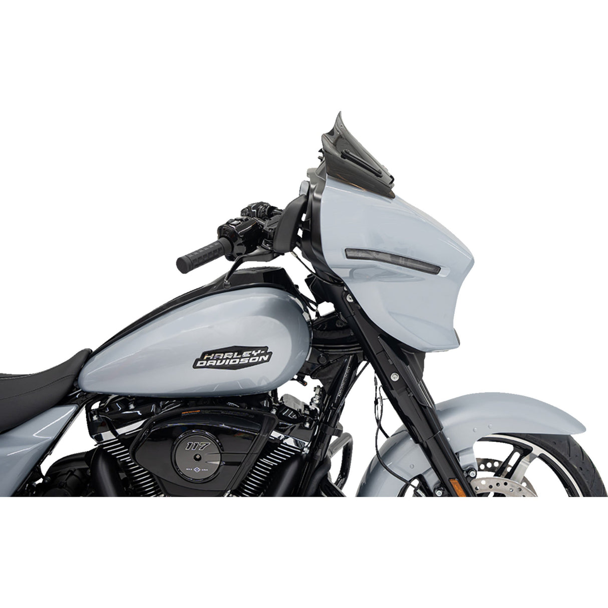 Klock Werks Kolor Flare® Windshield 8" Bronze - KWW-01-0734 For Harley Touring 2023-2026