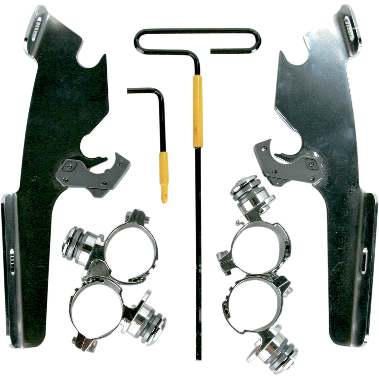 Memphis Shades Trigger Lock Mounting Kit - MEM8982 For Yamaha 1100 Star Custom / 650 Star Custom / Star 1100 Custom 1998-2015 | Kawasaki 900 2007-2024