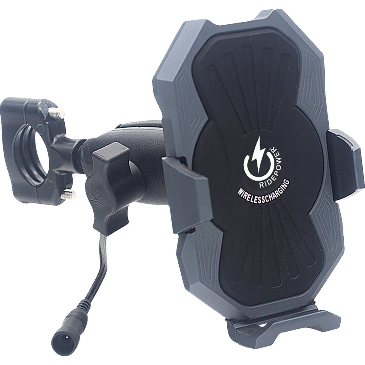 RIDEPOWER 4402-1014 RPMETALINDMOUNT Phone Mount w/ Inductive Wireless Charging Phone Holder w/ Inductive Charging