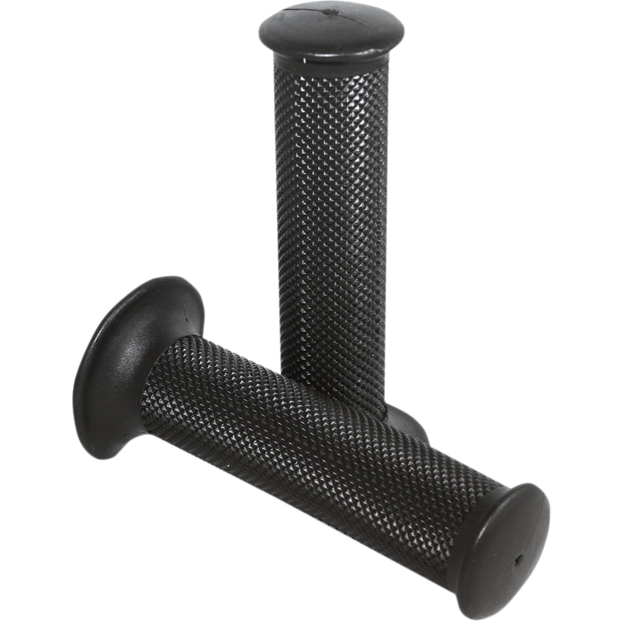 DOMINO 0630-1585 1124.82.40.06-1 Dakar Grips Grips - Dakar - 128 mm - Closed Ends - Black