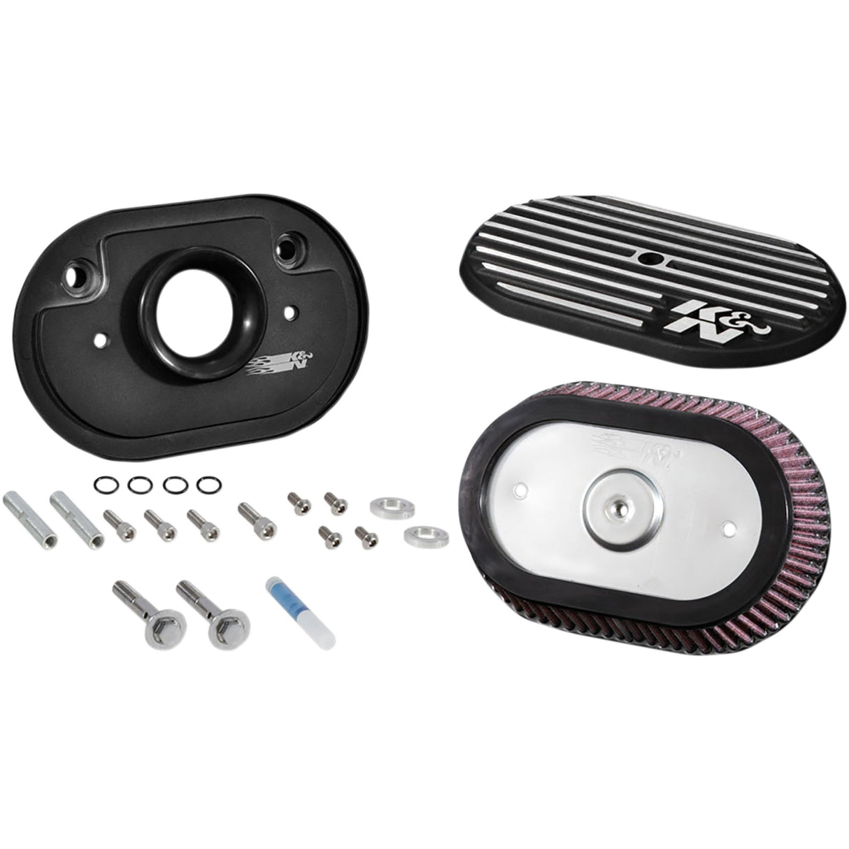 K & N Street Metal Side Draft Intake System - RK-3952 For Harley Motorcycles 2008-2017