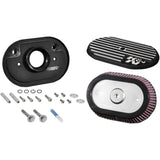 K & N Street Metal Side Draft Intake System - RK-3952 For Harley Motorcycles 2008-2017