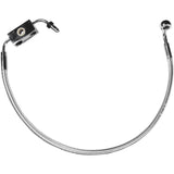 Magnum Shielding Designer Series Front Lower Brake Line Kit Sterling Chromite II - AS37005 For Harley Switchback 2012-2016