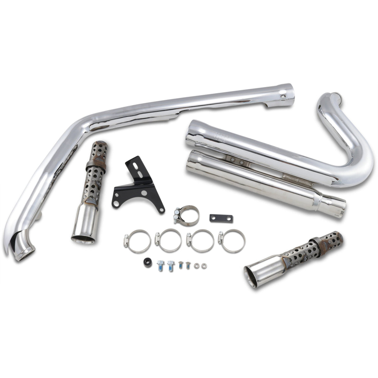 Cobra Speedster Short 2-Into-2 Exhaust System - 6709 For Harley Dyna 2006-2011