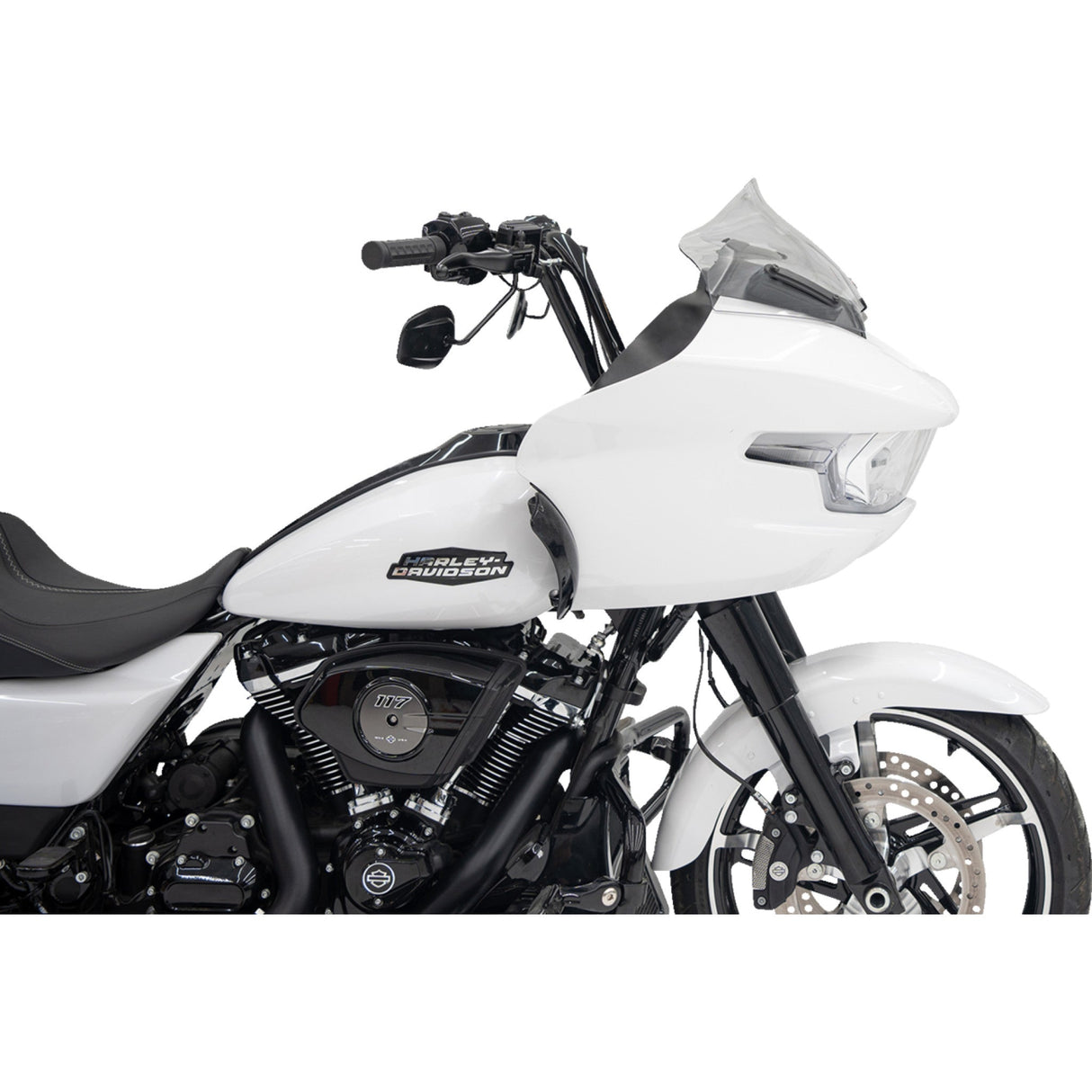 Klock Werks Sport Flare® Windshield 10" Clear - KWW-01-0706-C For Harley Road Glide 2023-2026