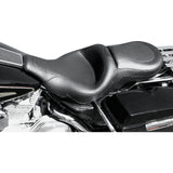 Mustang One-Piece Sport 2-Up Touring Seat Plain - 75454 For Harley Touring 1997-2007