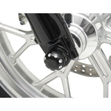 COVINGTONS 0214-0239 C0010-B Axle Cover - Axle Covers - Front - Dimpled - Black - Pair - '08-'23