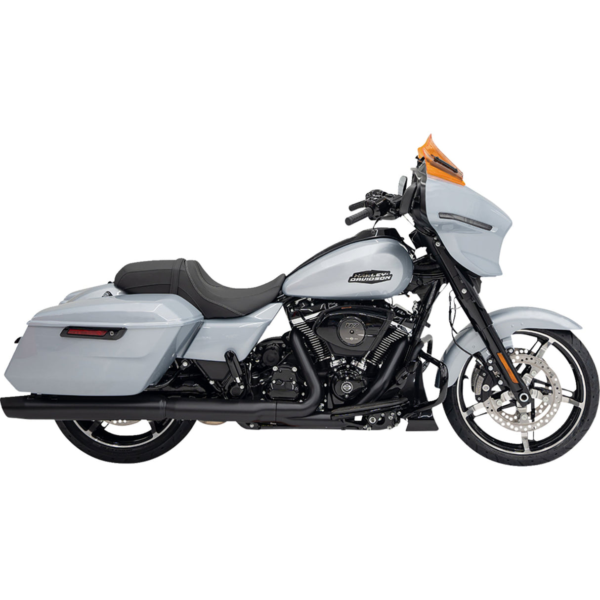 Klock Werks Kolor Flare® Windshield 8" Orange - KWW-01-0729 For Harley Touring 2023-2026
