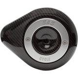 S&S CYCLE 1014-0289 170-0501 Stealth Air Cleaner Cover - Mini Teardrop - Carbon Fiber