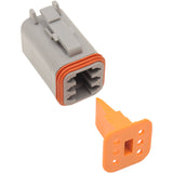 NAMZ 2120-0057 DP-6G Deutsch DT Sealed Connector Component — Wiring Connector Deutsch Plug - 6 Pin - Gray