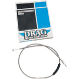DRAG SPECIALTIES 0652-1478 High-Efficiency Braided Stainless Steel Clutch Cable