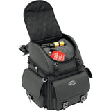 SADDLEMEN 3515-0120 EX000440 BR3400EX Combination Backrest, Backseat, and Sissy Bar Bag Sissy Bar Bag - Black