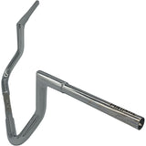 FAT Baggers INC. 1-1/4" EZ Install Flat Top Handlebar 10" Chrome - 705010 For Harley Touring 1986-2022