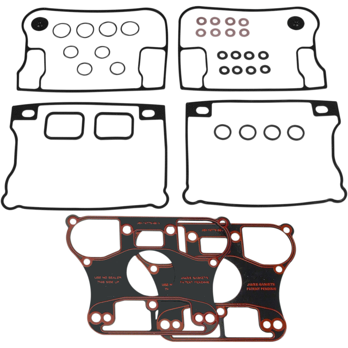 James Gasket Rocker Box Gasket Kit Big Twin - JGI-17042-92-X For Harley Motorcycles 1992-2000