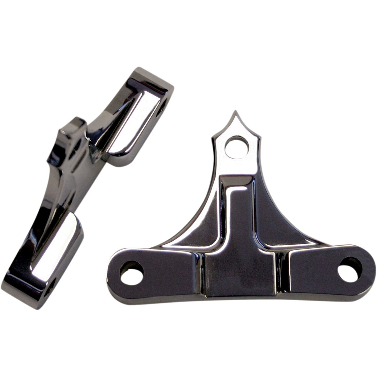 Accutronix Fender Spacers For Hot Bagger Legs Chrome 0.625" Spacer For 6" Width Fender - TFS49-NF5/8C For Harley Touring 2014-2020