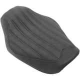 Saddlemen Knuckle Solo Seat Ribbed Black - 804-04-0023 For Harley Dyna 2004-2005
