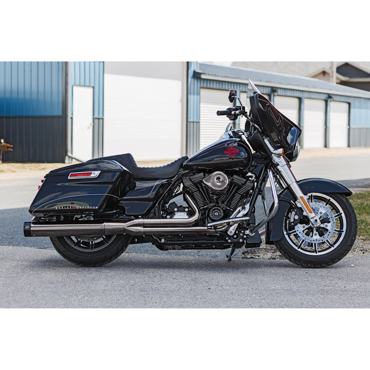 S&s Cycle Sidewinder 2-Into-1 Exhaust System - 550-1123 For Harley Touring 2017-2026