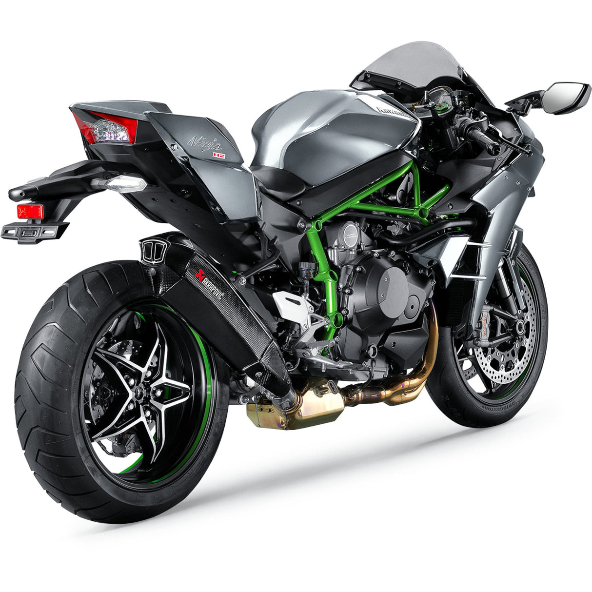 Akrapovic Slip-On Line Muffler - S-K10SO15-HX2C Kawasaki Ninja 2015-2020