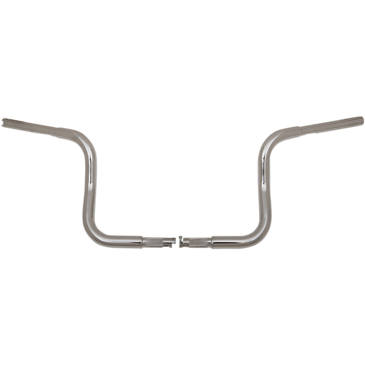 FAT Baggers INC. 1-1/4" EZ Install Round Top Handlebar 10" Chrome - 903010 For Harley Touring 1986-2022